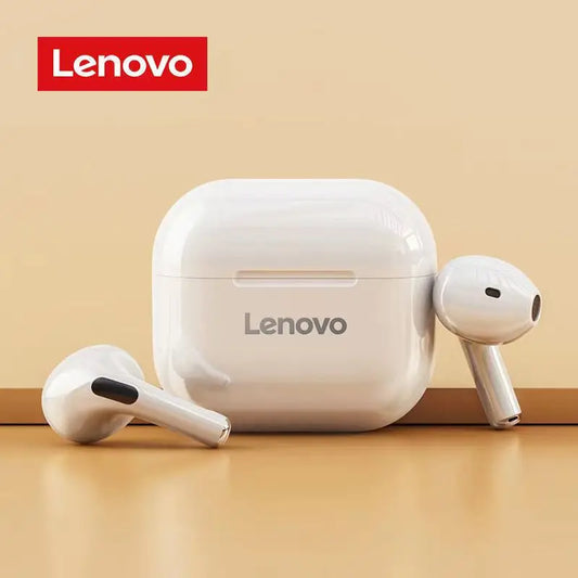 New Lenovo LP40 Earphones TWS Wireless Bluetooth Earbuds Bass Touch Control Stereo Noise Reduction Long Standby Original Choice